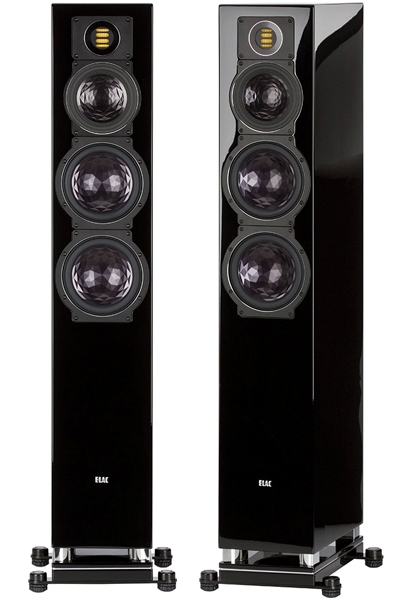 ELAC FS 409 black high gloss finish